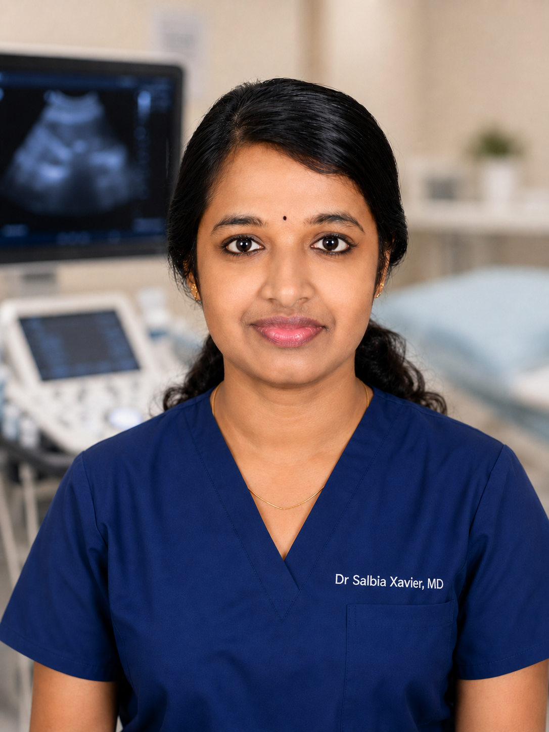Dr Salbia Xavier K, Consultant Radiologist at CPC Scans, Kannur